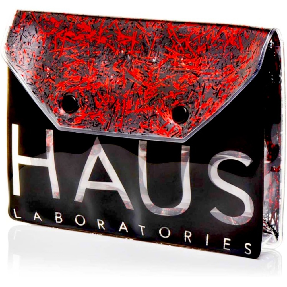 NWT Y2K GLAM CONFETTI SHIMMER SPARKLE CLUTCH BAG - LADY GAGA HAUS LABORATORIES